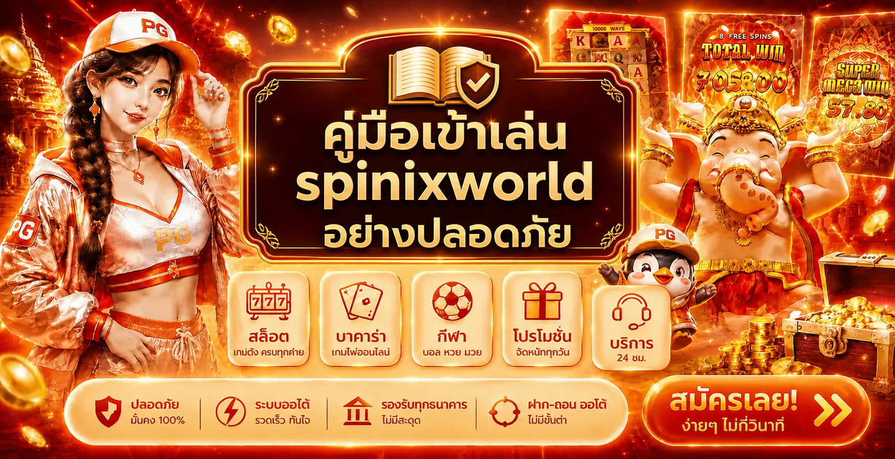 spinixworld ทางเข้าอย่างปลอดภัย | คู่มือบัญชีและ OTP
